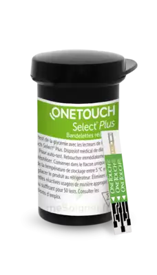 One Touch Select Plus Bandelette RÉactive Autosurveillance GlycÉmie 2fl/50 à ODOS